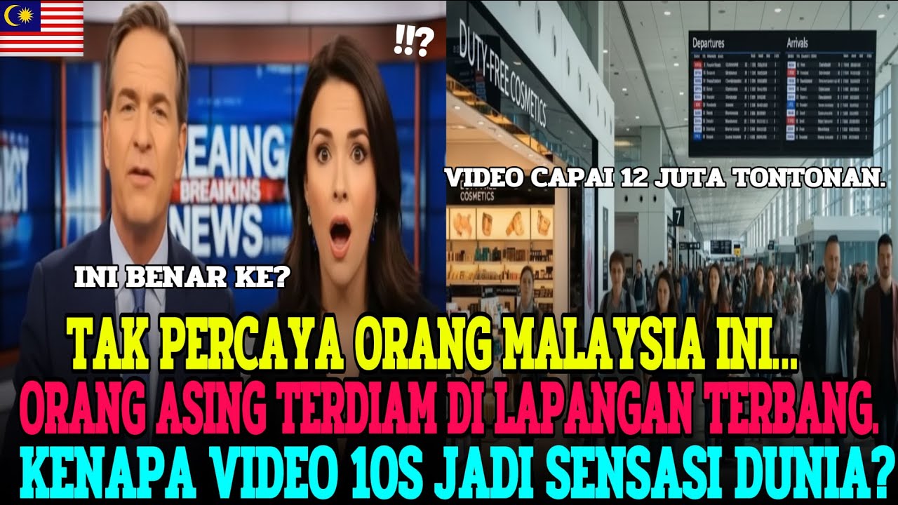 “TAK SANGKA! TINDAKAN LELAKI MALAYSIA BUAT WARGA ASING TERKEJUT DI LAPANGAN TERBANG MALAYSIA!”