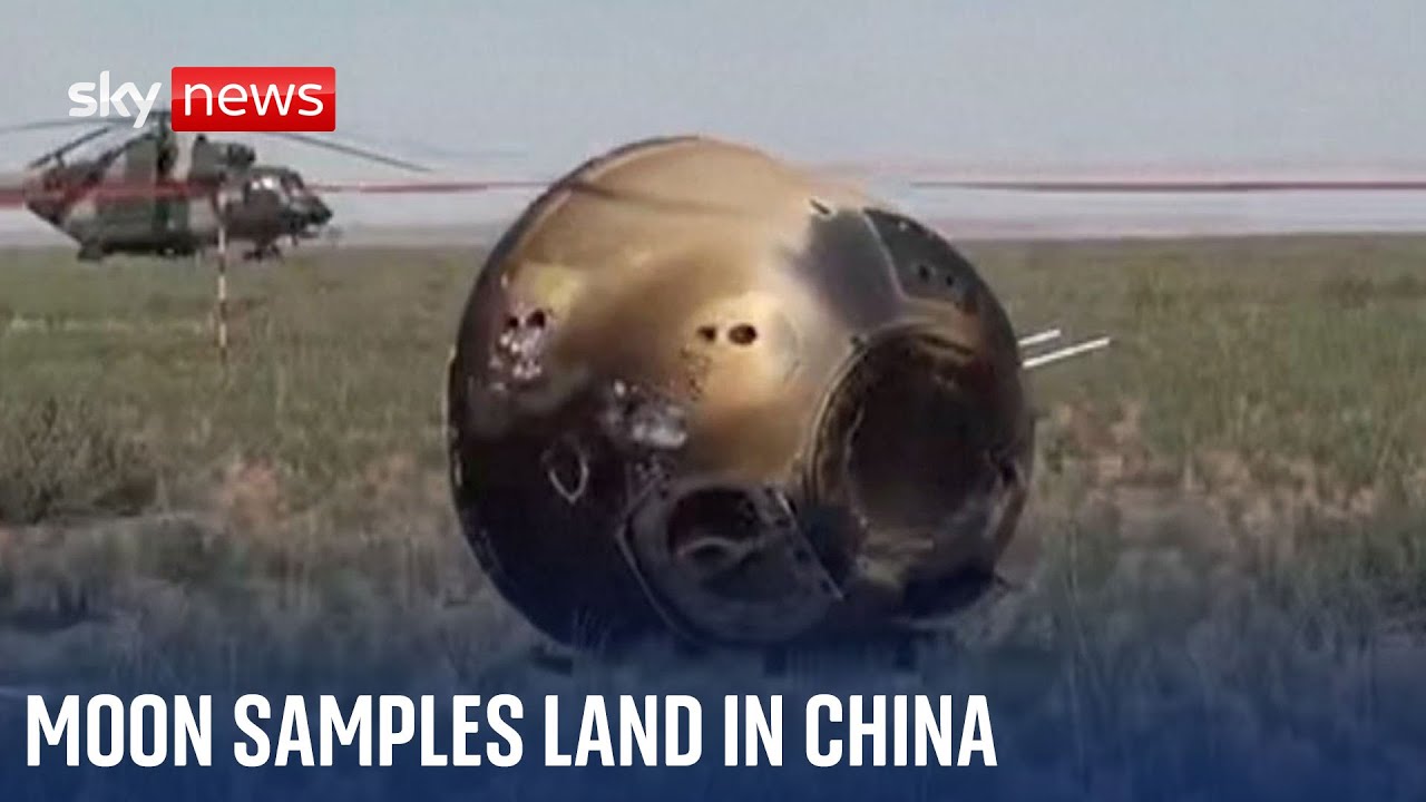 Moon: China becomes first country to bring back samples from the far side of the moon