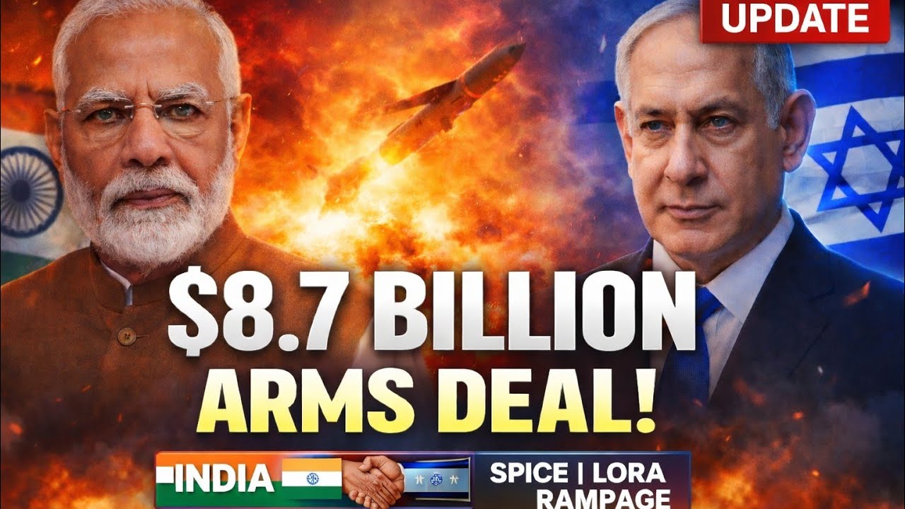 India’s $8.7 Billion Israel Arms Deal | SPICE-1000, Rampage, Air LORA & Ice Breaker Explained | 