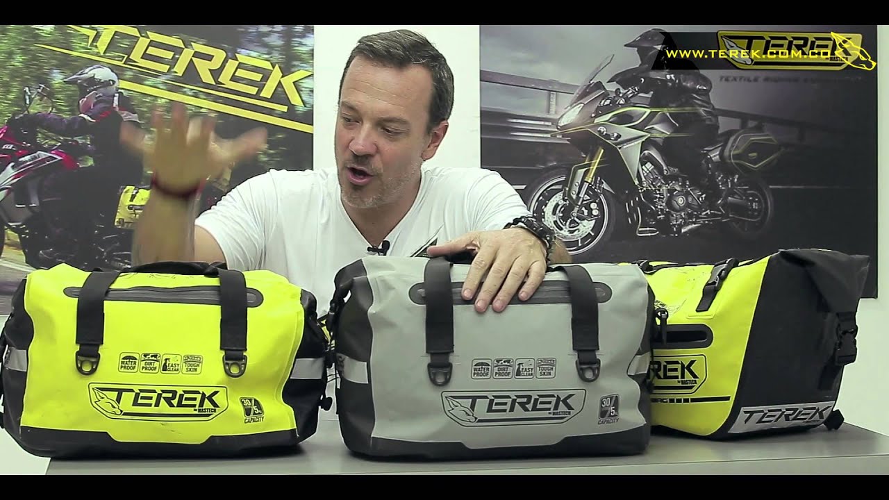 Drybag Terek. Equipaje impermeable para moto