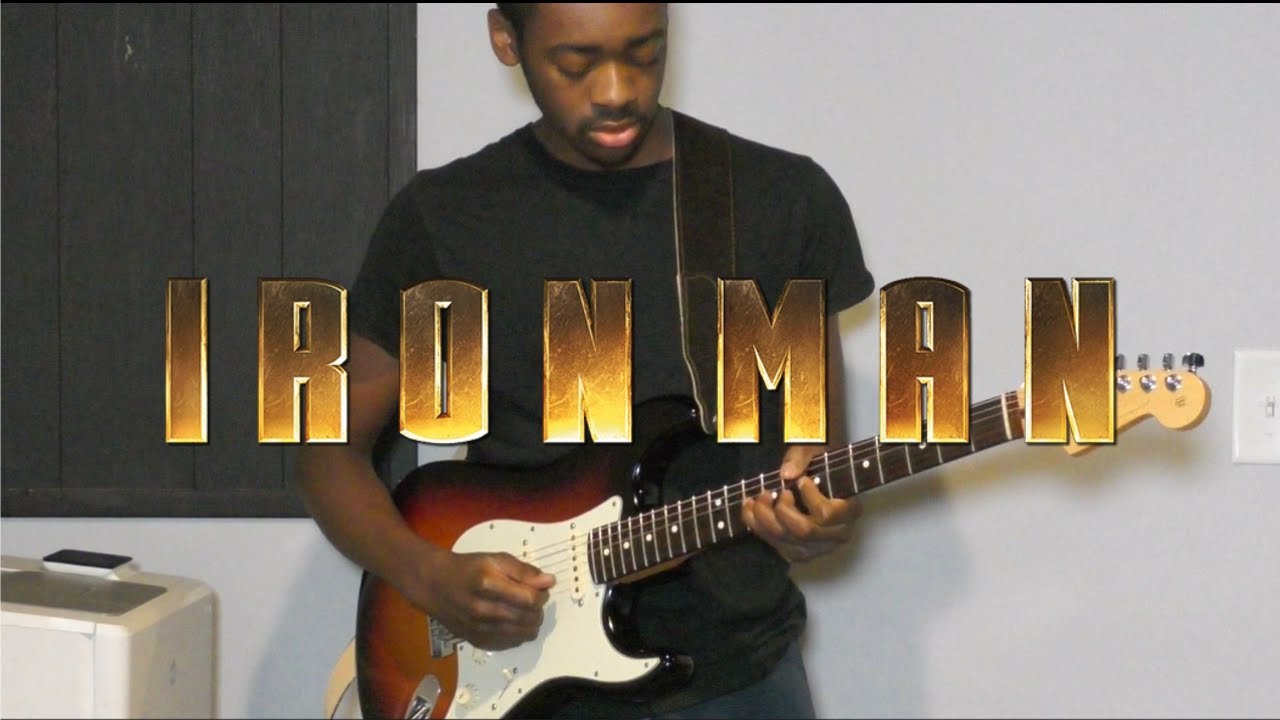 Iron Man Theme (2008) On Guitar