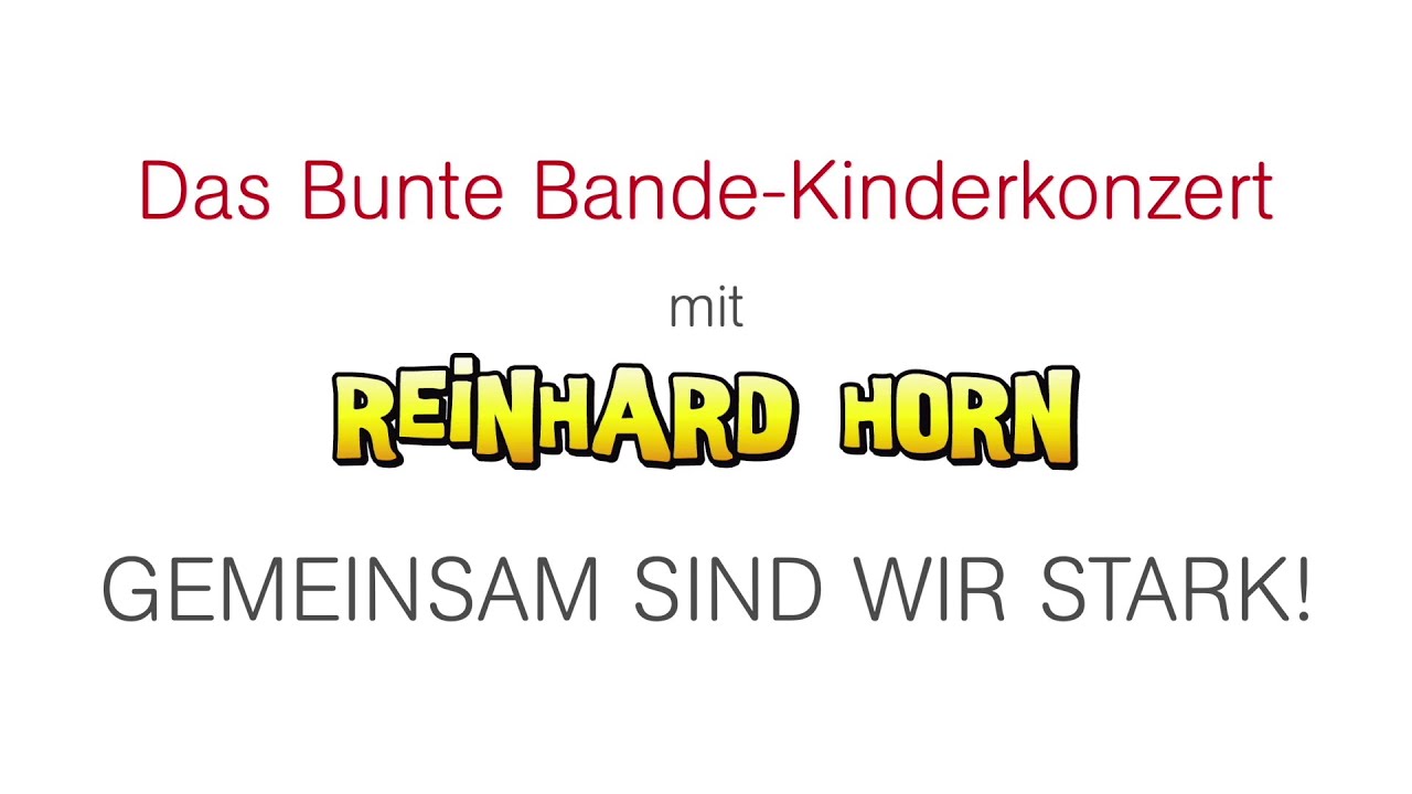„GEMEINSAM SIND WIR STARK!“ – Das Bunte Bande-Online-Kinderkonzert der @AktionMensch