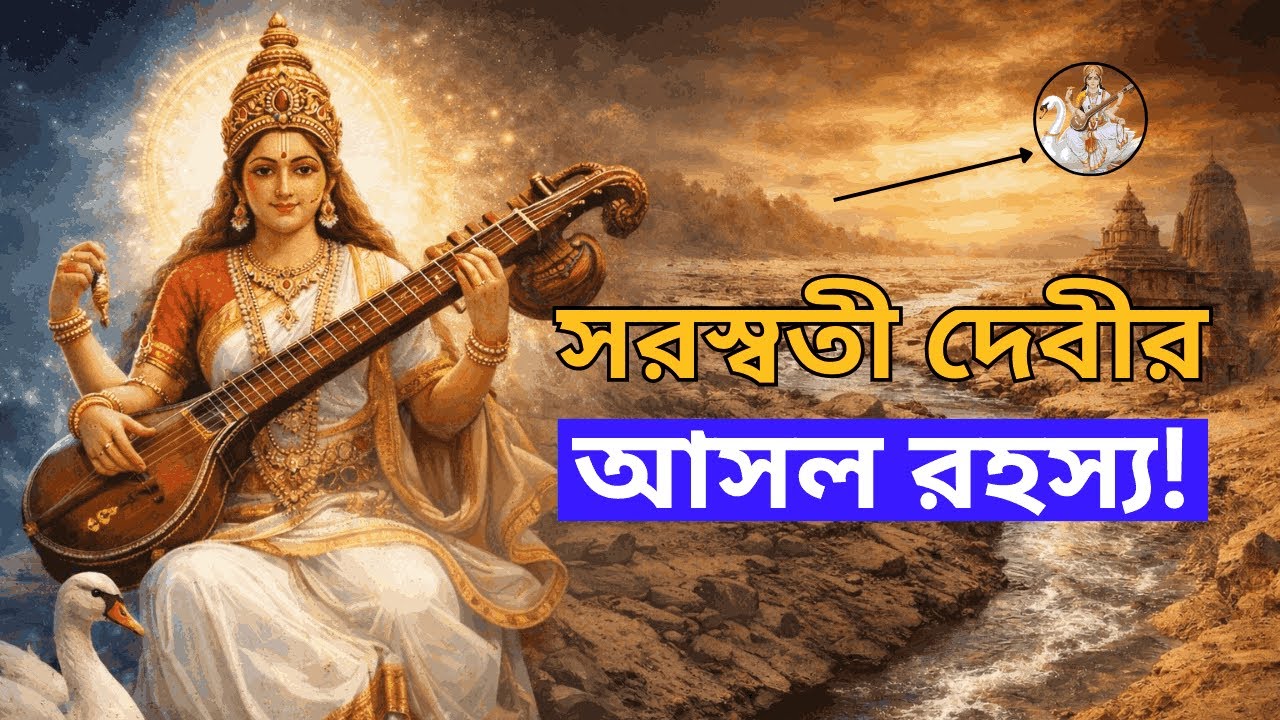 সরস্বতী ঠাকুর কি আসলে দেবী নাকি হারিয়ে যাওয়া এক প্রাচীন নদী? | Saraswati Mystery | রহস্য X