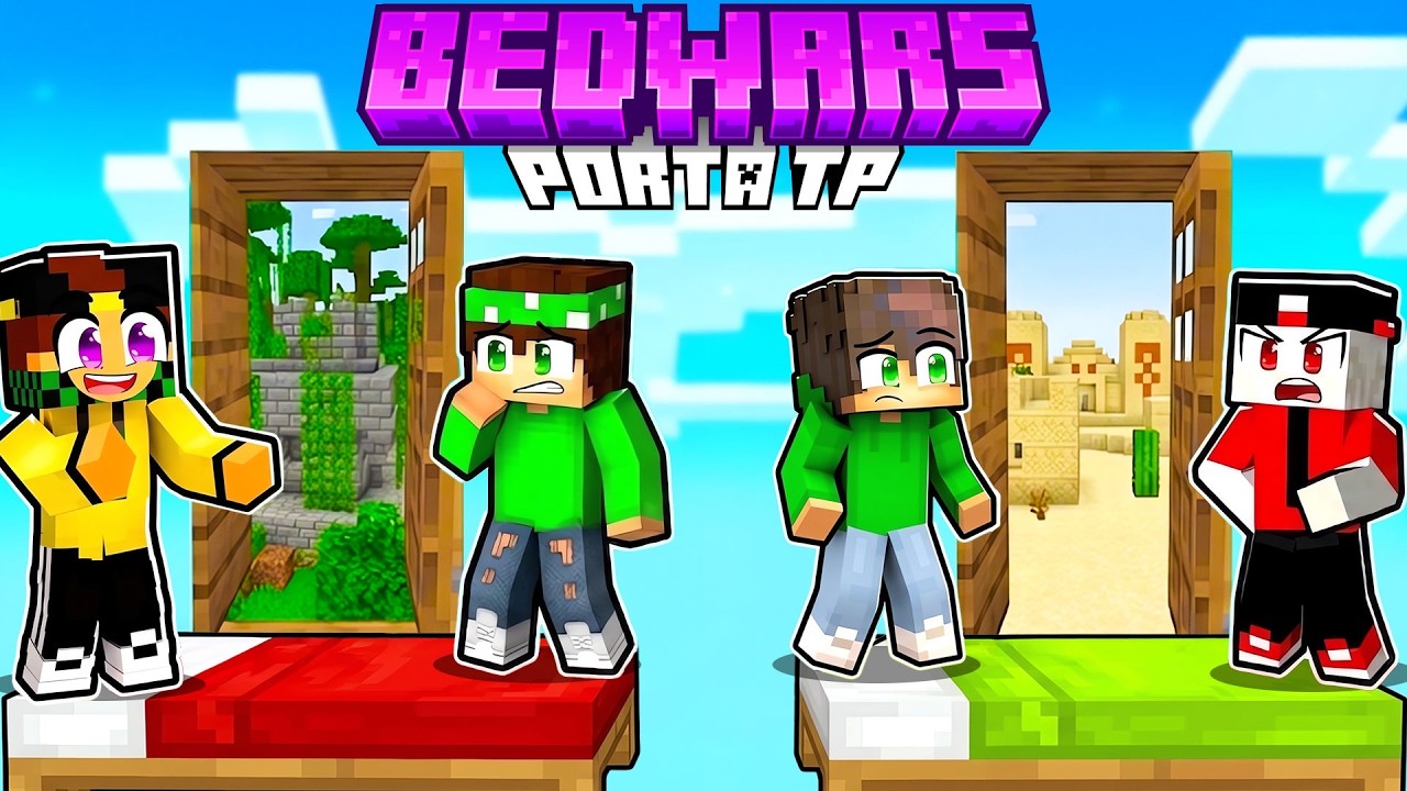 HO AGGIUNTO LE PORTE DEL TELETRASPORTO 2vs2 NELLE BEDWARS - MINECRAFT ITA