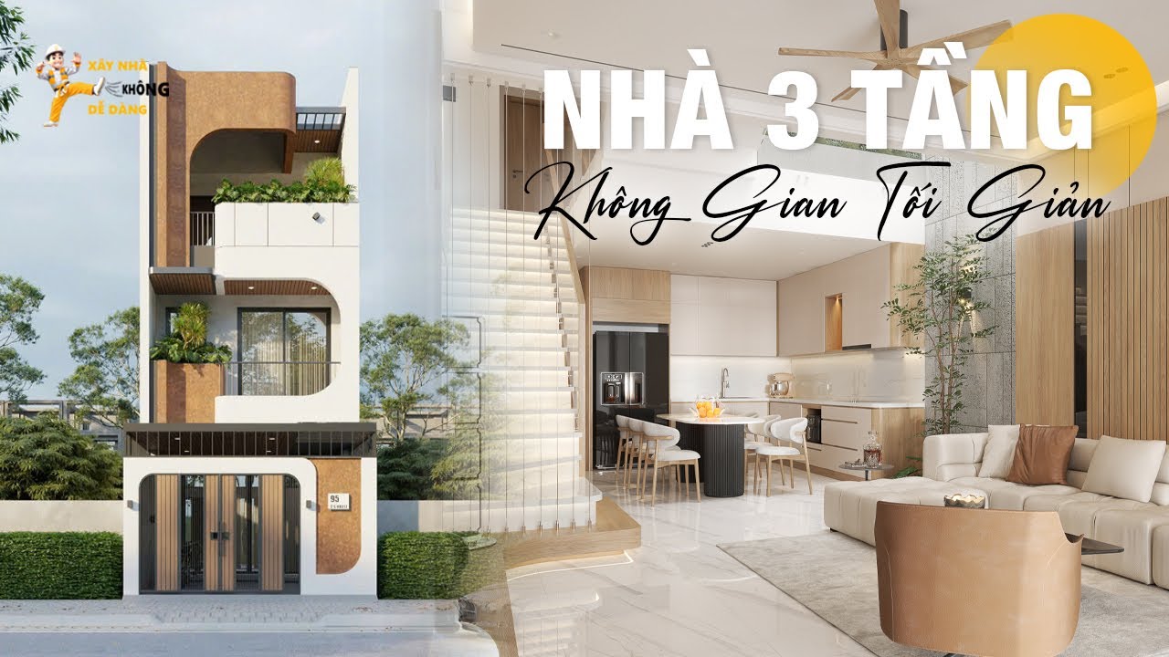 Nhà 3 Tầng Đẹp | Không Gian Tối Giản - Hiện Đại - Sáng Thoáng