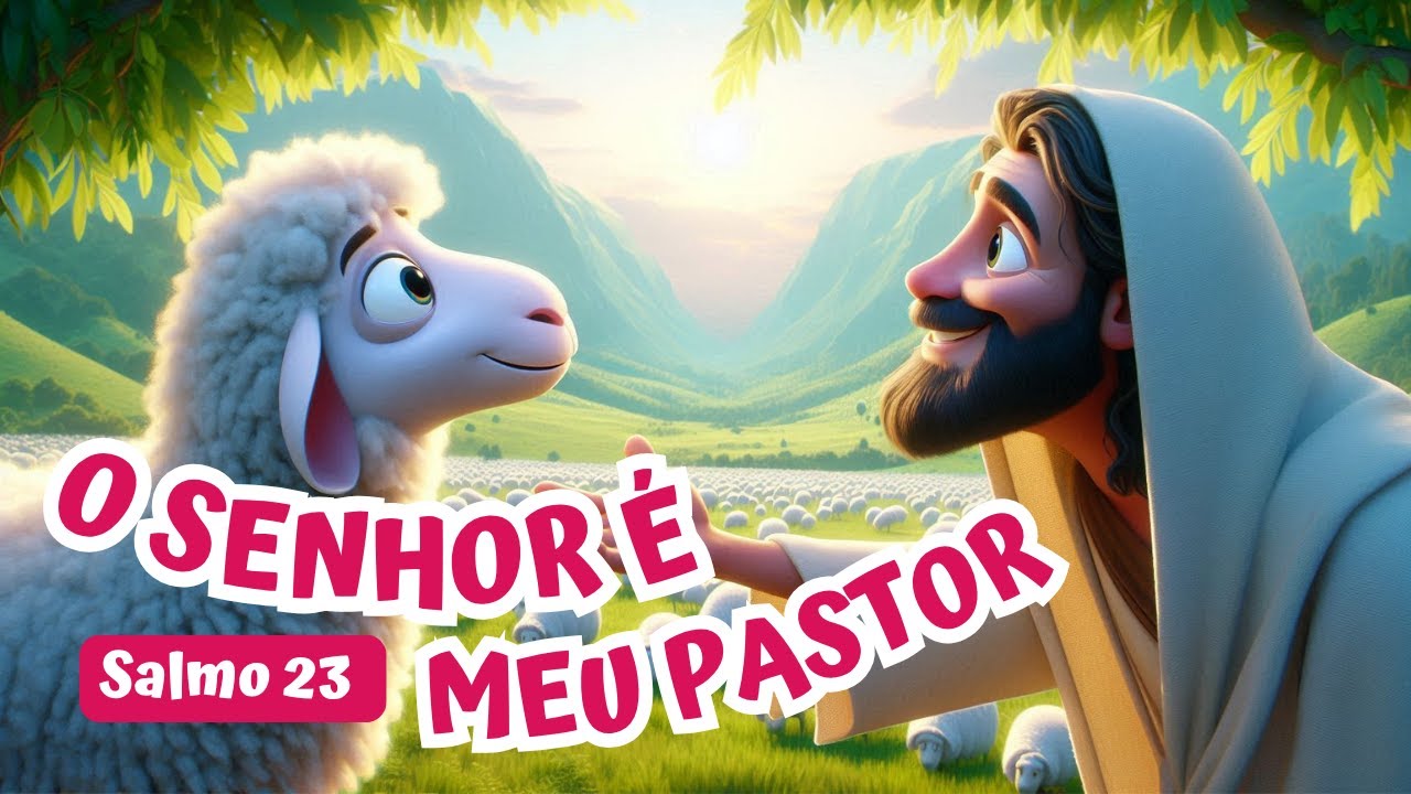 🎵 O SENHOR É MEU PASTOR - Salmo 23 [SALMOS PARA CRIANÇAS] Louvor infantil