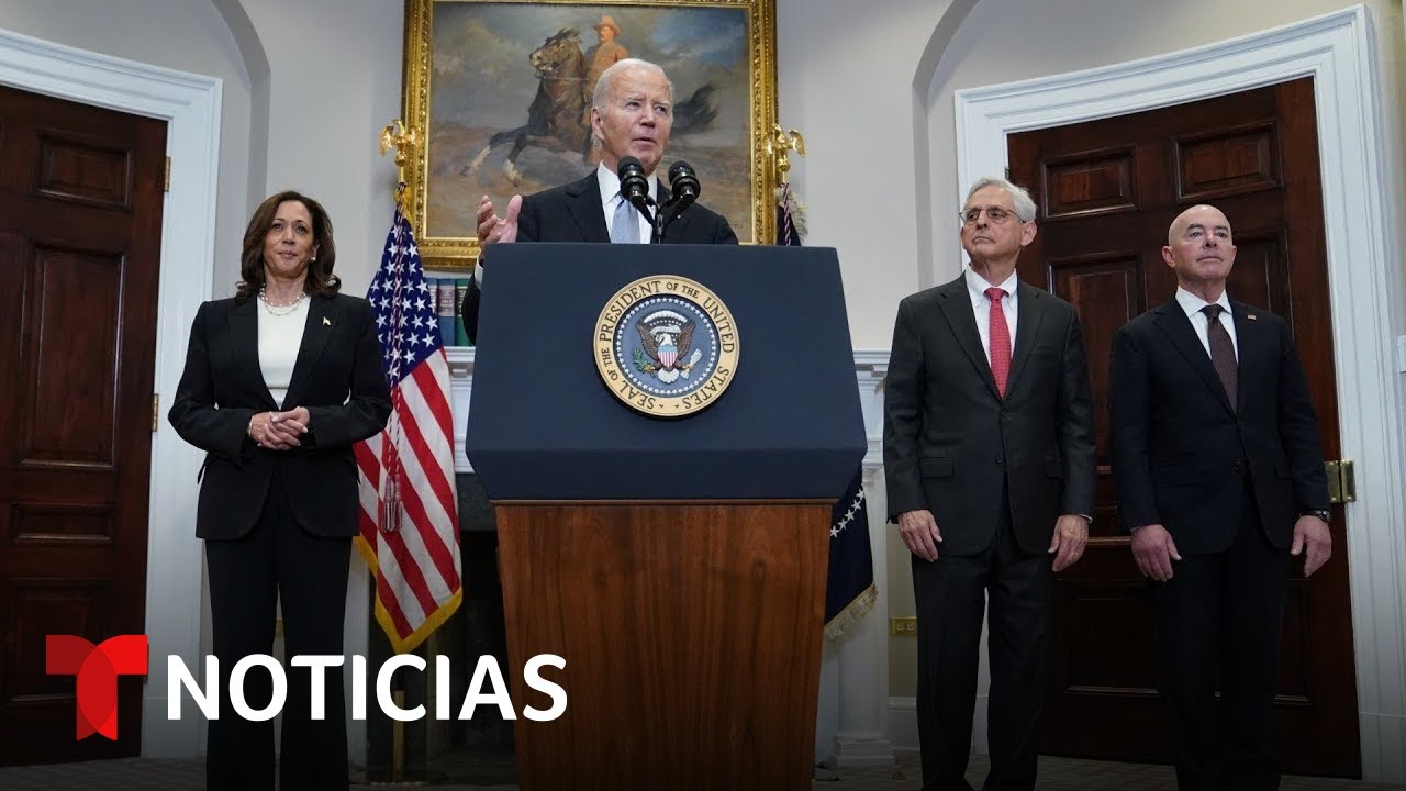 Biden rechaza la violencia y apela a los valores de la nación | Noticias Telemundo