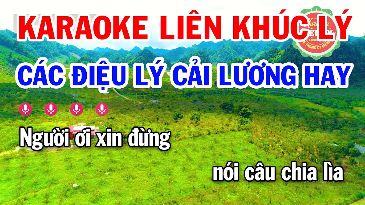 Karaoke Liên Khúc Lý Dây Kép | Các Điệu Lý Cải Lương Hay Nhất 2023