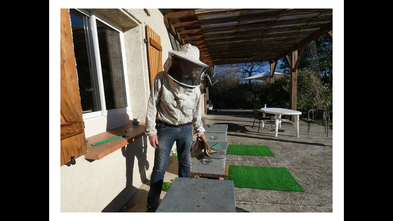 Ruches tests 5eme sortie au 61eme jour de mise en cave