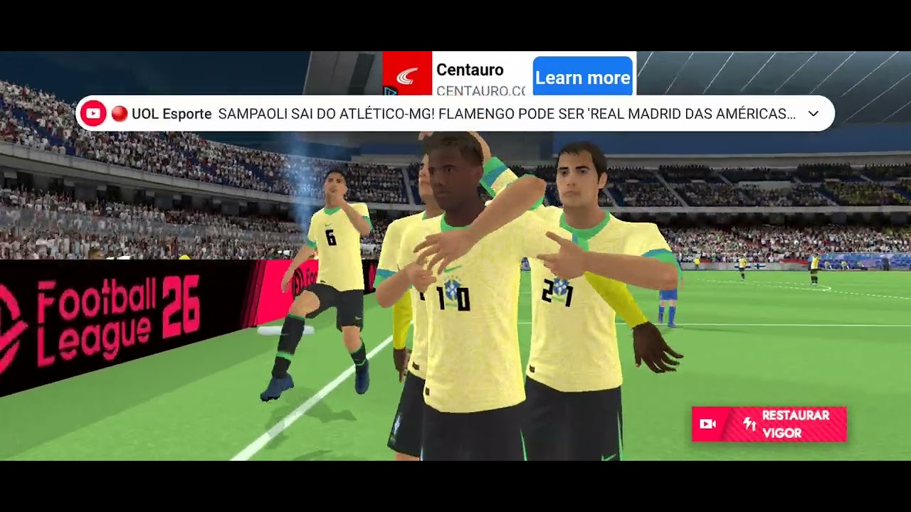 Brasil 5x1 Finlândia jogo completo amistoso internacional de 2026 