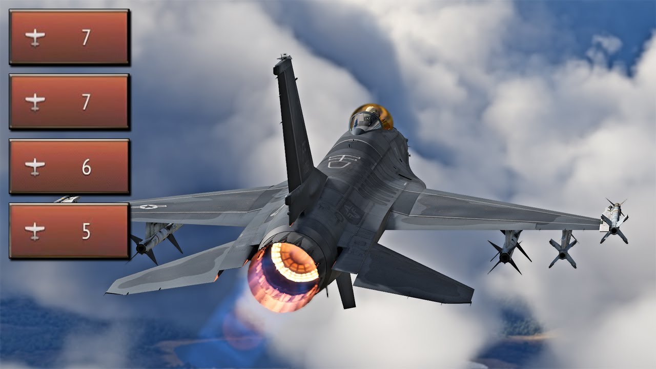 ☠️ This Aircraft Is Ruthlessly Dominating at 11.0 | F-16ADF 