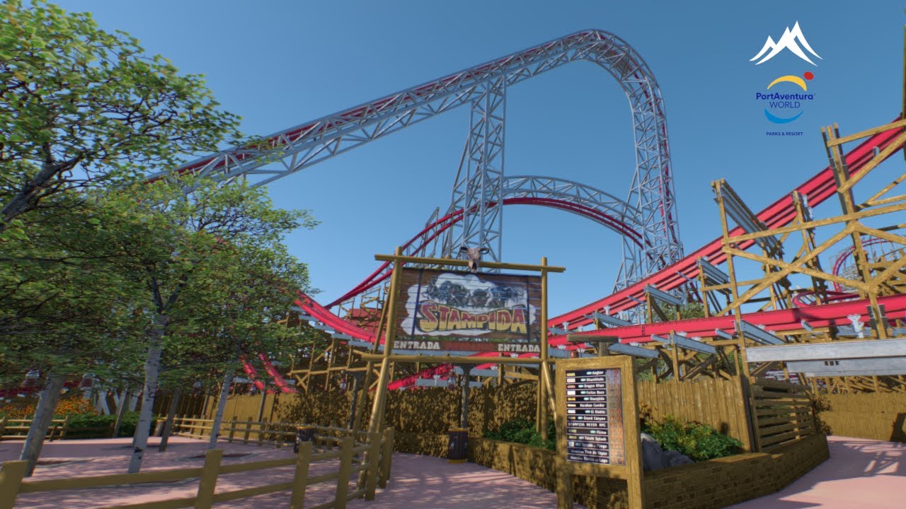 POV | Stampida | PortAventura Park | RMC Coaster Ibox Track | Remastered Version | NoLimits2