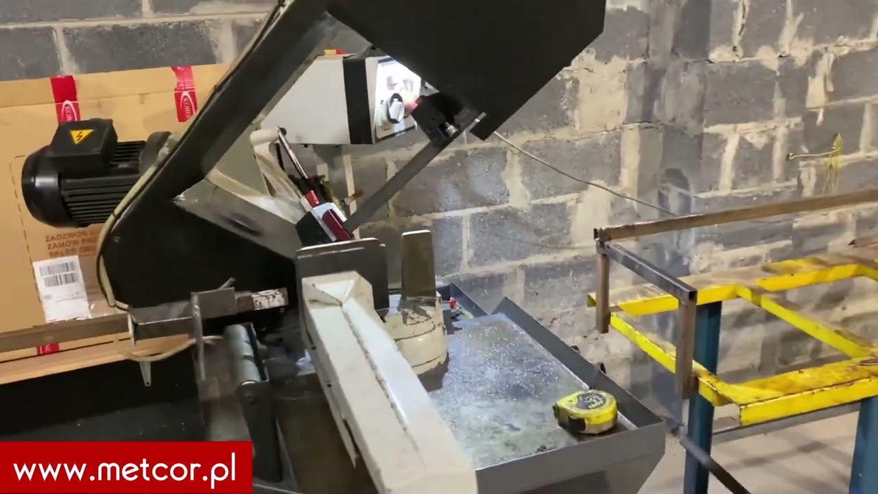 Przecinarka taśmowa BS260G u klienta Metcor