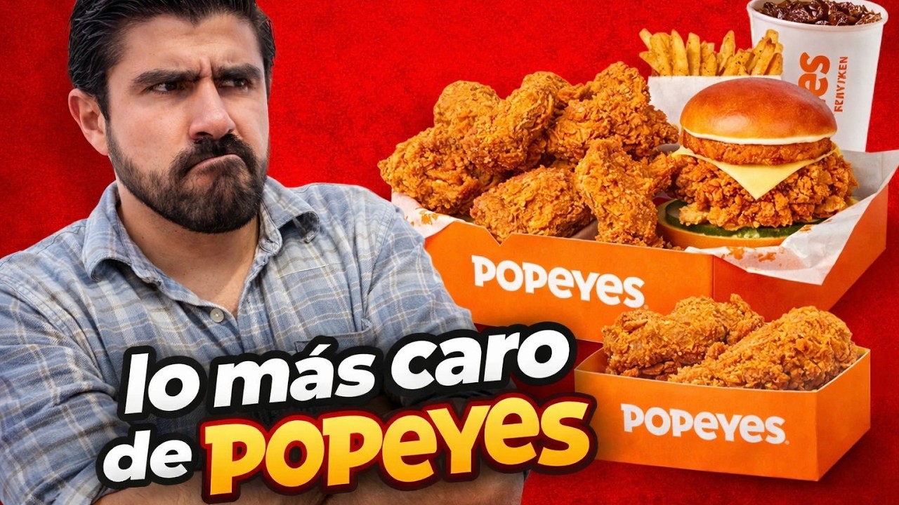 Lo más barato vs lo más caro en Popeyes pésima experiencia