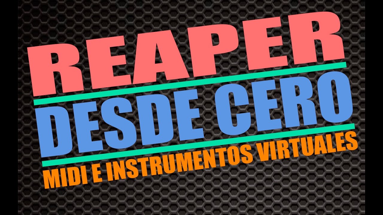 Como Ruetar MIDI y Audio en Instrumentos Virtuales Multicanal / REAPER ESPAÑOL - TUTORIAL ATemporal