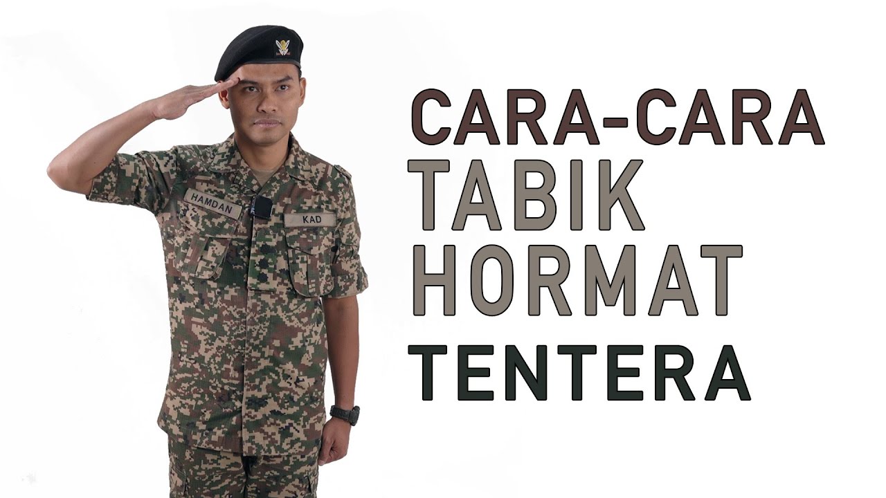 CARA-CARA TABIK HORMAT TENTERA