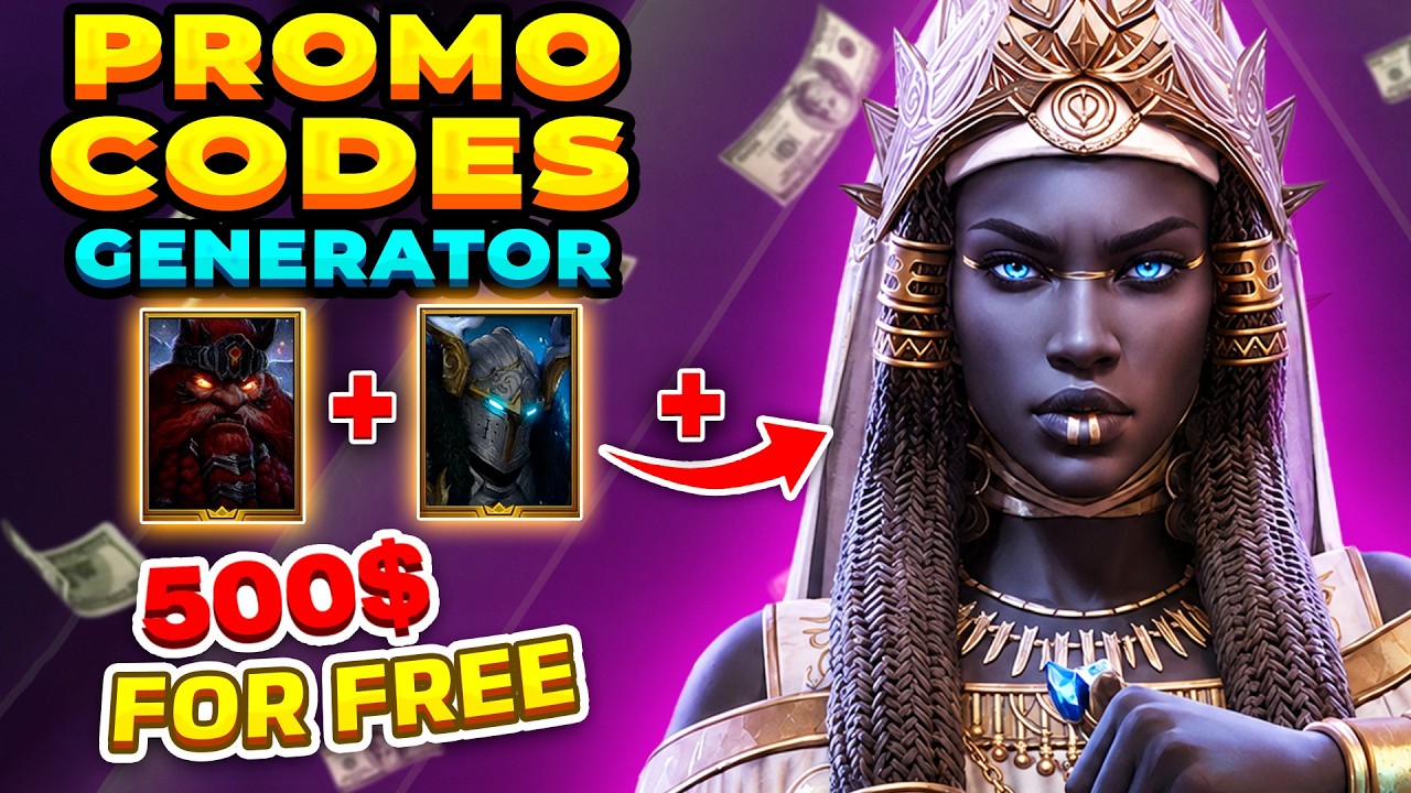 💰 FREE Raid Shadow Legends Promo Link Generator: $500 START &rarr; $0?! 😱