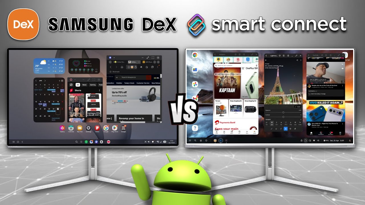 Android Desktop Mode Battle! Samsung DEX vs Moto Smart Connect (Ready For) in 2026 🔥