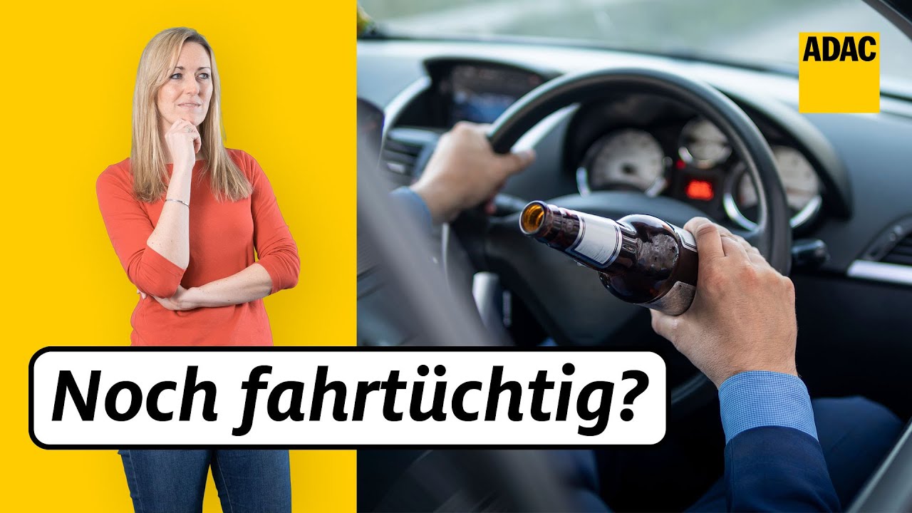 Nach wie viel Alkohol darf ich noch Autofahren? - Promillegrenzen erklärt | ADAC | Recht? Logisch!