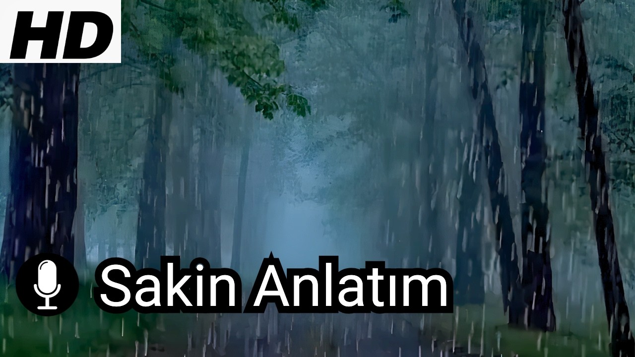 Sakin Anlatıcı ile Yağmurlu Orman 🌙 | Derin Uyku ve Huzur