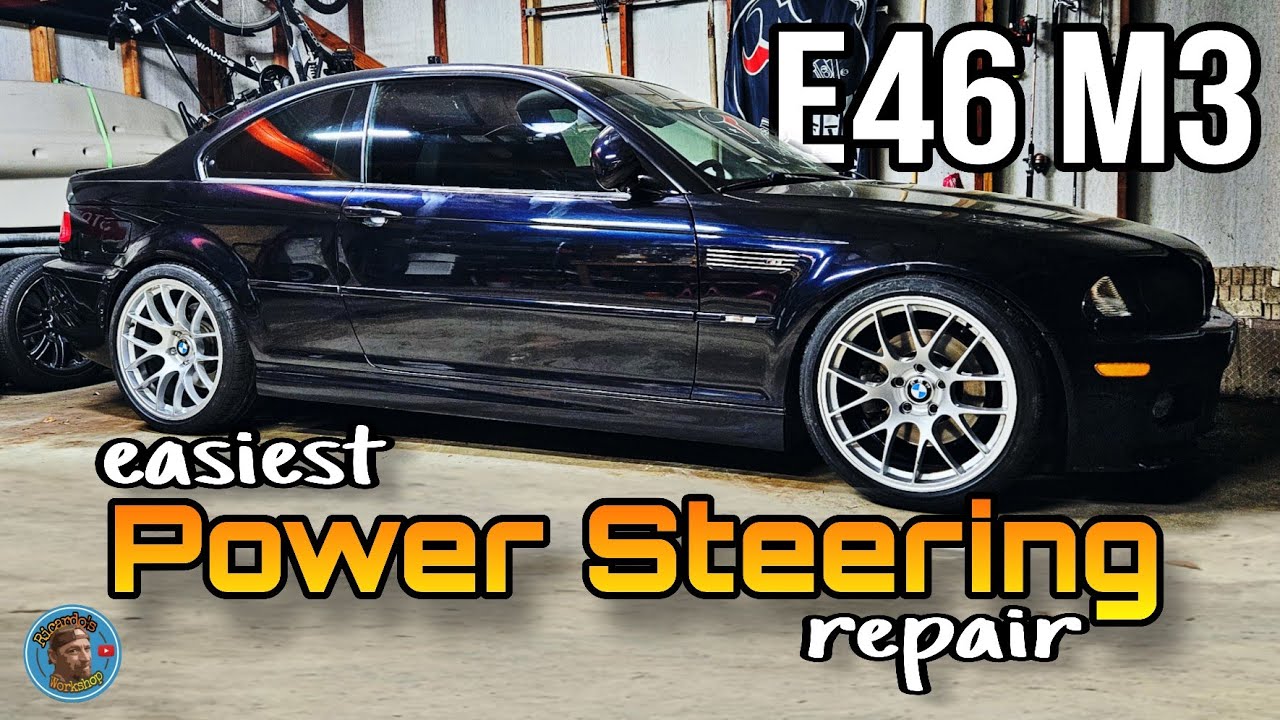 Easiest fix of a Power Steering Leak on a E46 M3