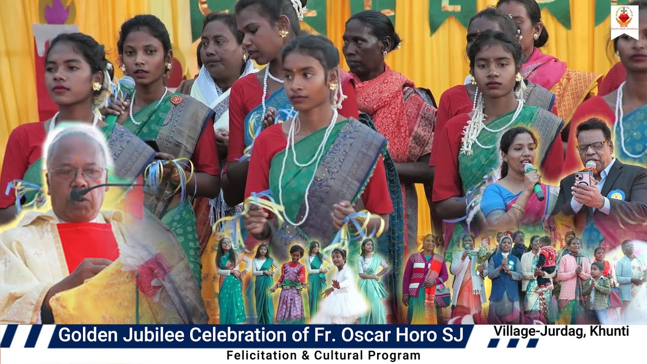 Golden Jubilee Celebration of Fr. Oscar Horo SJ | Jurdag, Khunti | Felicitaion|ARCHDIOCESE OF RANCHI