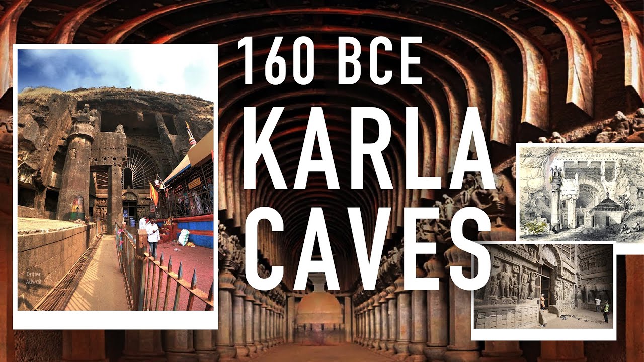 160 BCE Karla Buddhist Caves | Secrets of Ancient Indian Caves Lonavala, INDIA. @TIME-TO-TRAVEL-007
