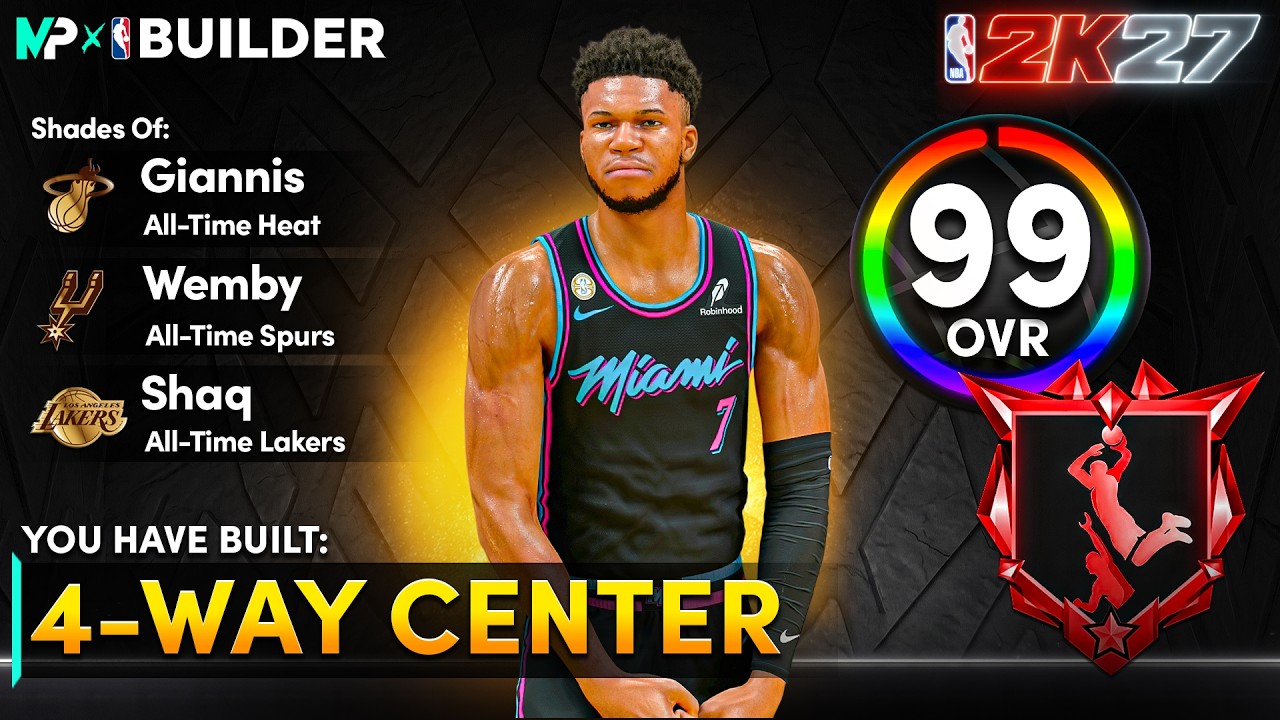 ЭТОТ ЛЕГЕНДАРНЫЙ БИЛД ЦЕНТРОВОГО 6'11 ДОМИНИРУЕТ В NBA 2K27! БЕЗУМНО ЛУЧШИЙ БИЛД 2K27!
