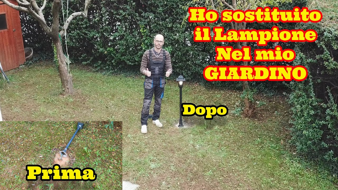 Ho sostituito il Lampione in giardino marca Inspire Sima Acquistato al leroy Merlin