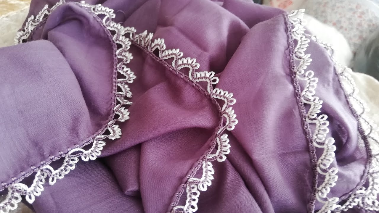 Floş İple Inci Gibi Yaprak Oyası#dantel #emek #handmade