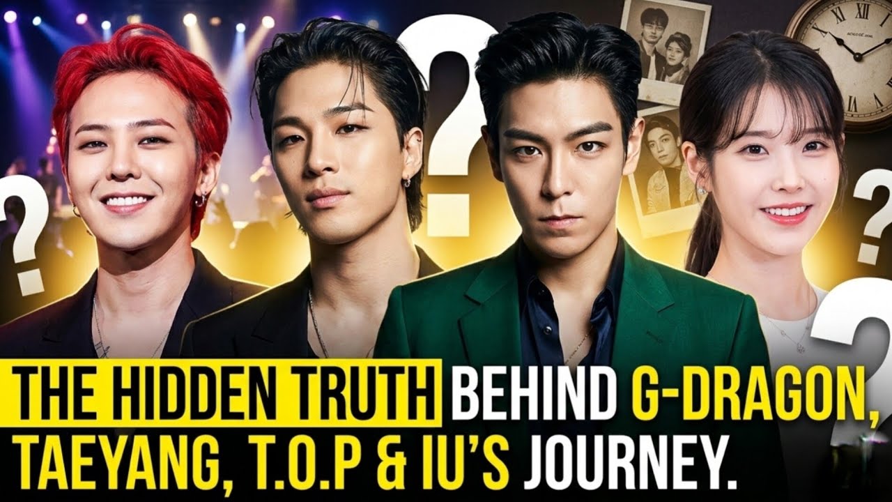 The Untold Story of G-Dragon’s Rise to Fame (With Taeyang, T.O.P & IU)🔥🔥🔥