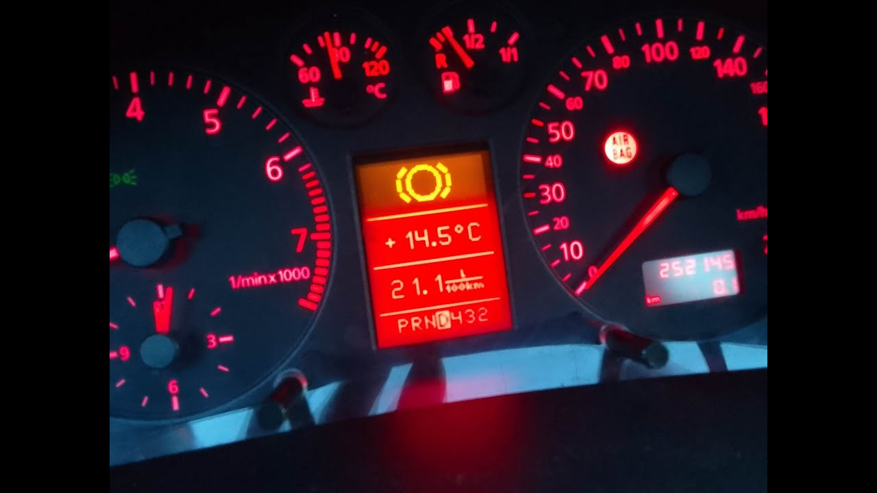 Wymiana wyświetlacza licznika AUDi A6 C5