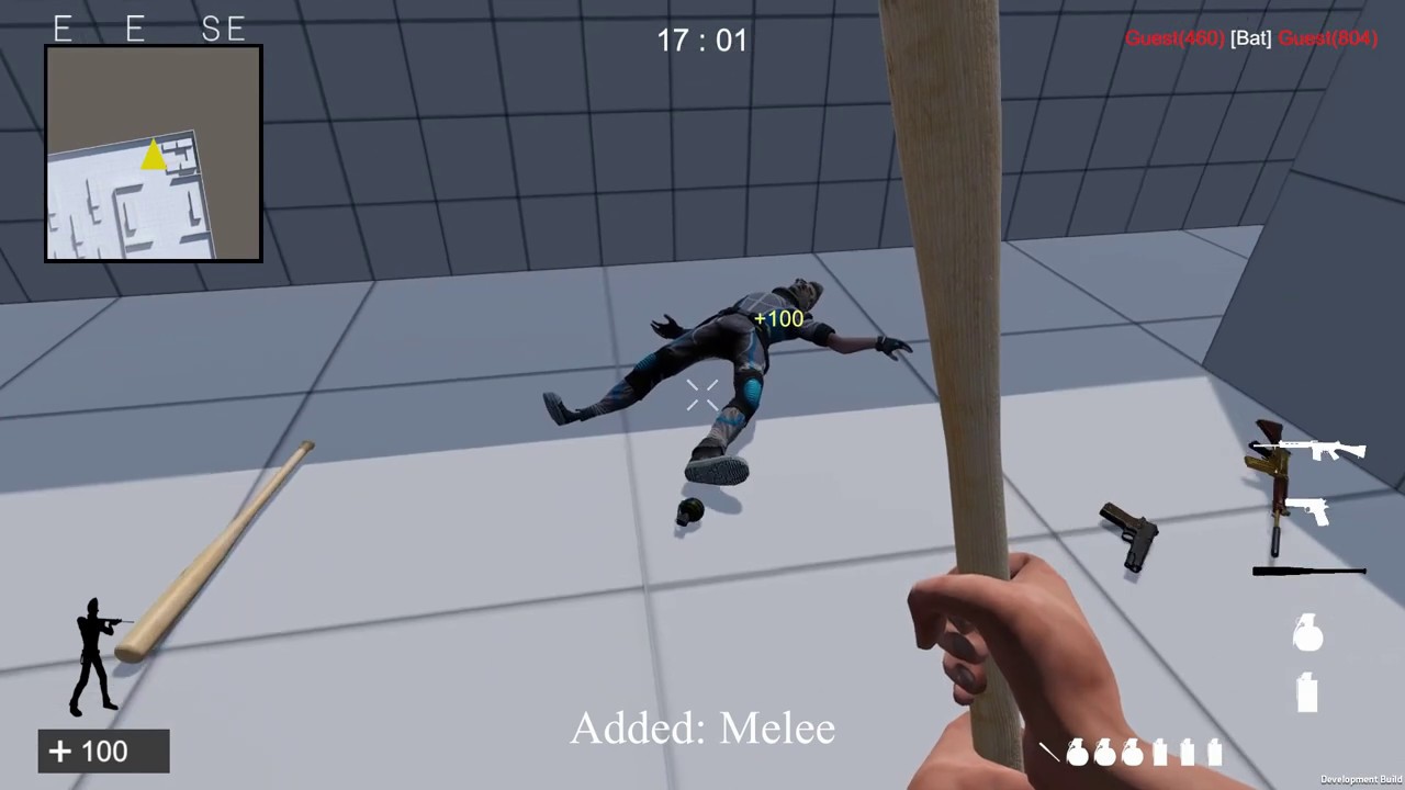 Unity Multiplayer FPS Kit: Melee, Grenades, upgraded weapon manager, event system.