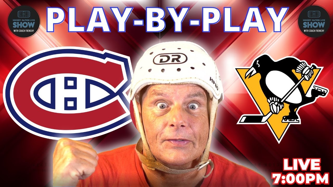 REMATCH! 🥊 Montreal Canadiens vs Pittsburgh Penguins | Play by Play