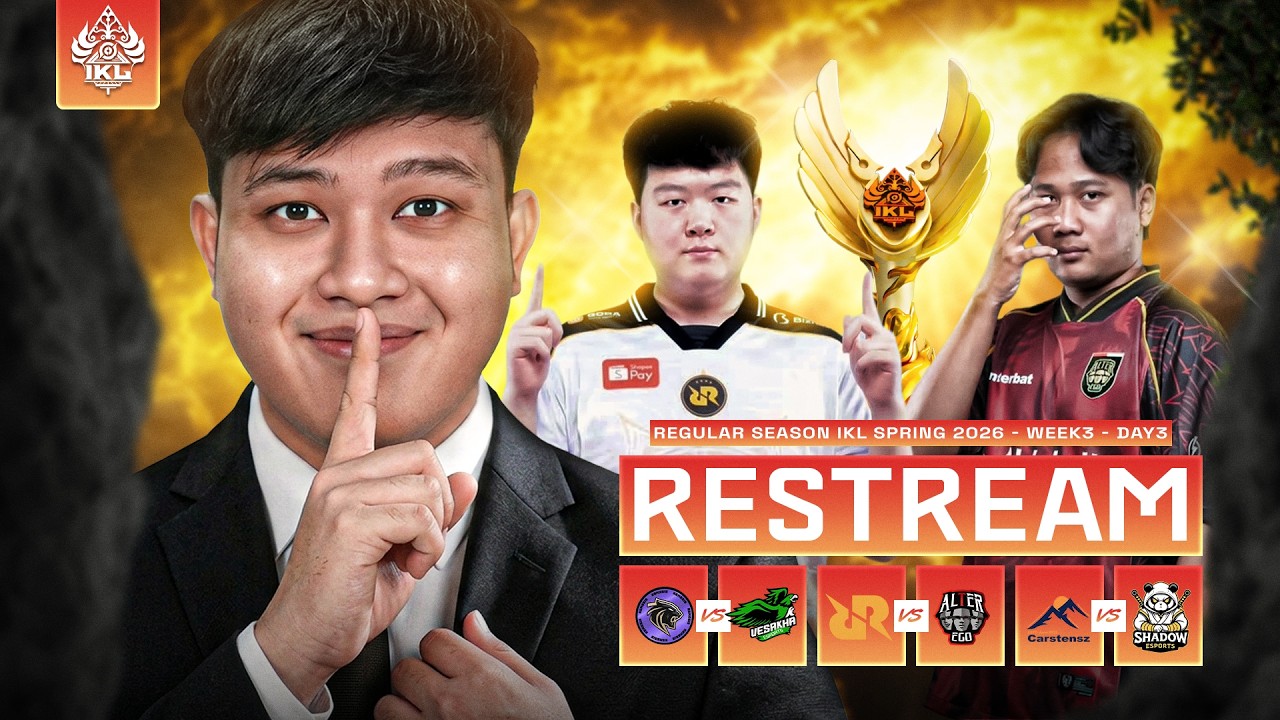 BIGMATCH DI MATCH PERTAMA HARI INI |  DOMINATOR VS VESAKHA  | RESTREAM IKL WEEK 3 DAY 3