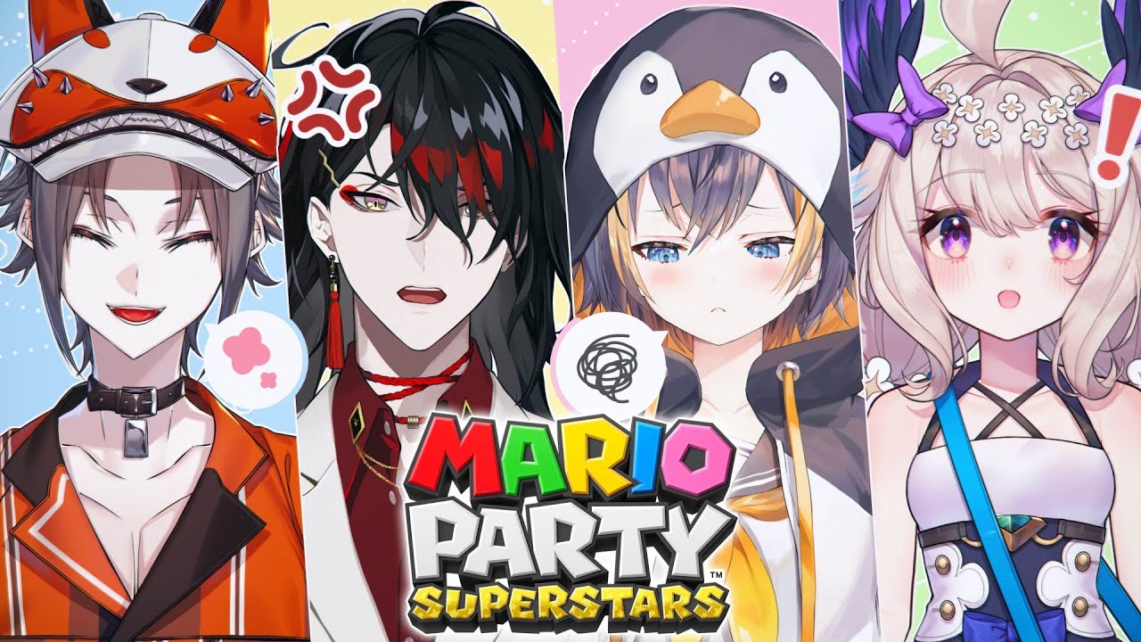 【MARIO PARTY】NIJI PETS AND A DEMON 🐶👹🐧🕊【NIJISANJI EN | Petra Gurin】