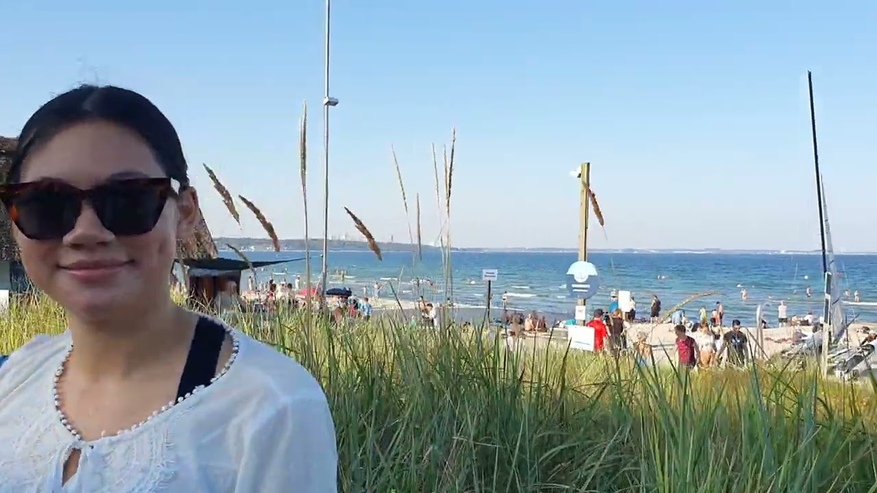 Scharbeutz  Promenade 🌞 🏖 Ostsee  Pantai Laut Timur Jerman 🏕🏖🏜Beach
