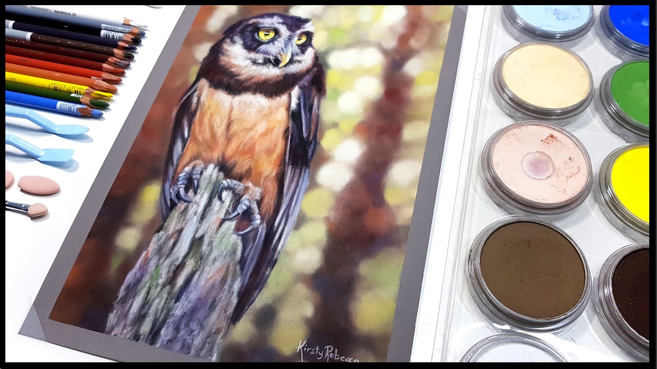 Try this effortless background technique for stunning pastel artwork!