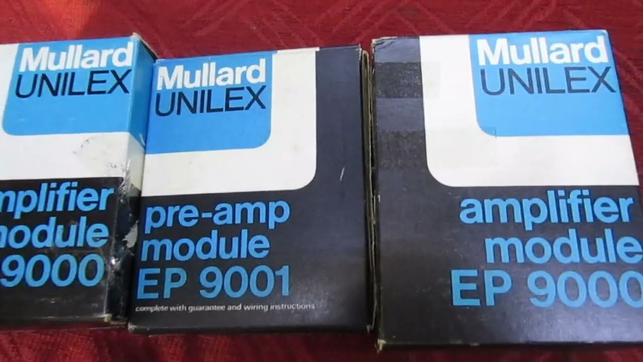 Mullard Unilex  solderless vintage HI FI amplifier kit