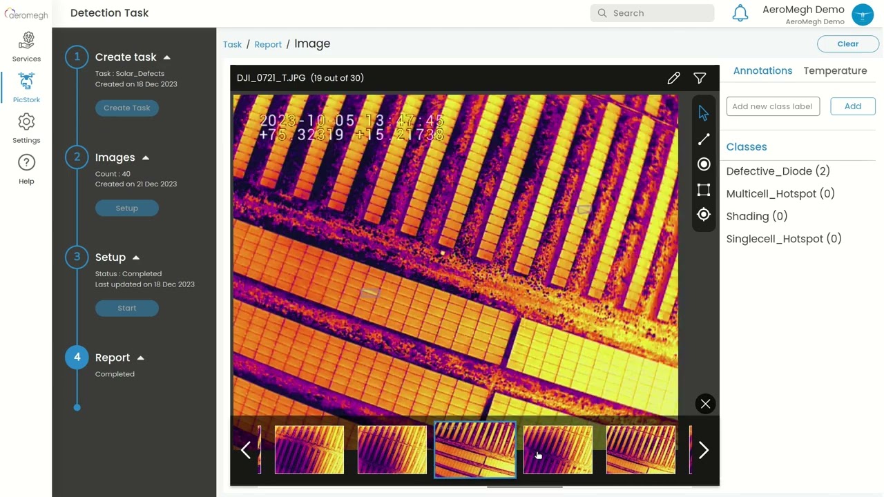 Solar Defect Detection with AI-Powered PicStork
