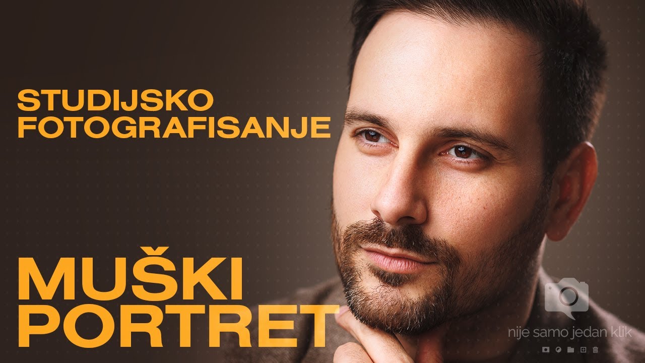 1. Studijsko fotografisanje muškog portreta | studijska rasveta