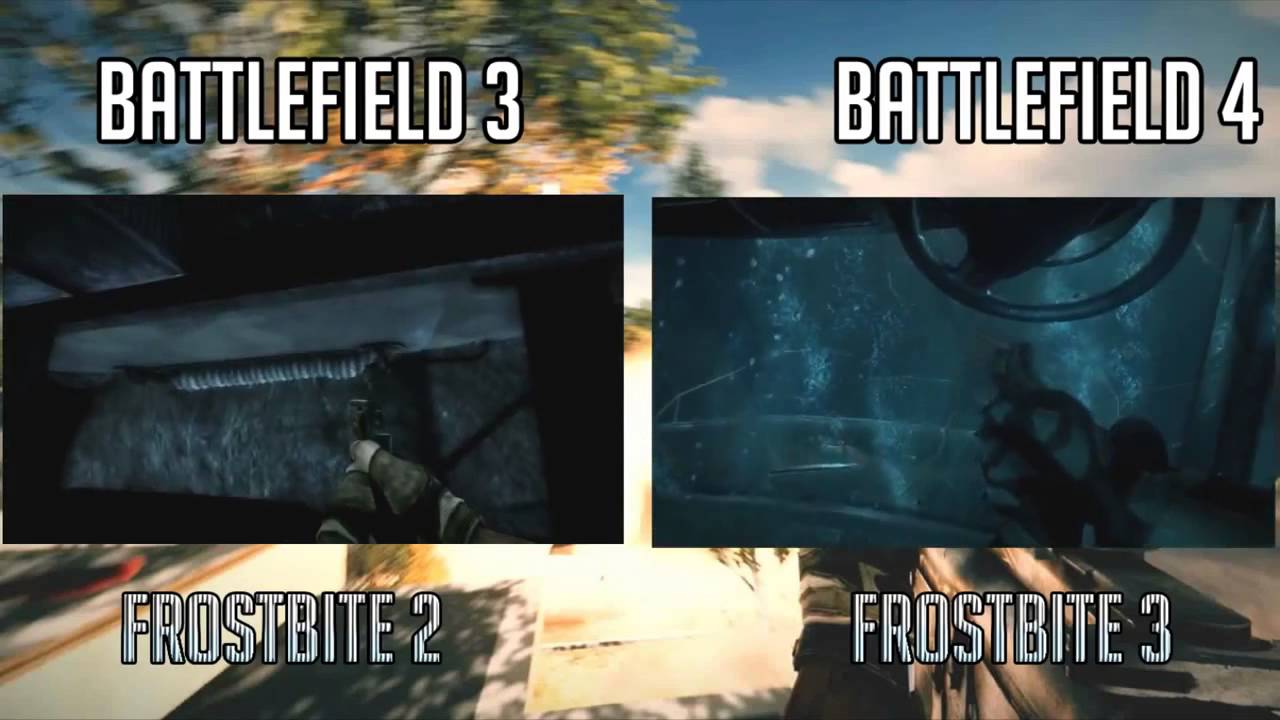Frostbite 2 vs Frostbite 3 (graphics comparaison)