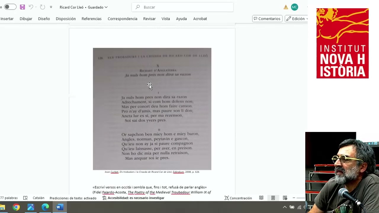 Jordi Bilbeny: “Ricard Cor de Lleó i la Casa Reial catalana”