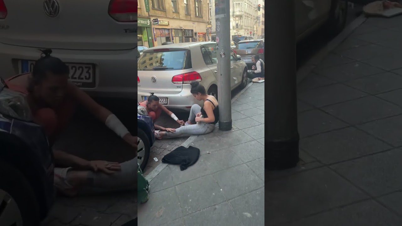 Downtown , Frankfurt , Germany #frankfurt #germany #migrants