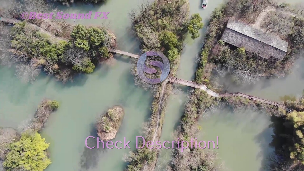 Aerial Photography Of Hangzhou, Zhejiang Xixi Wetland Park River Port Pond Ship 3
