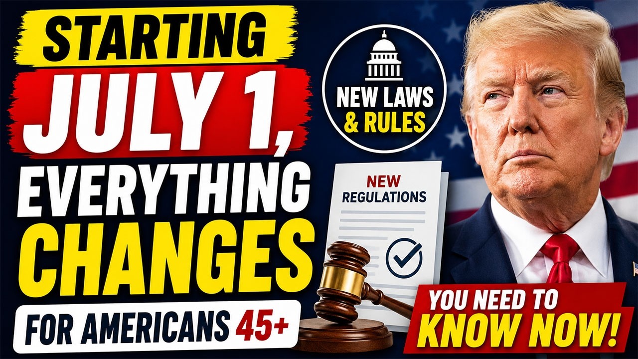 July 1 Changes Everything for Americans 45+ &mdash; New Laws & Rules Take Effect Nationwide