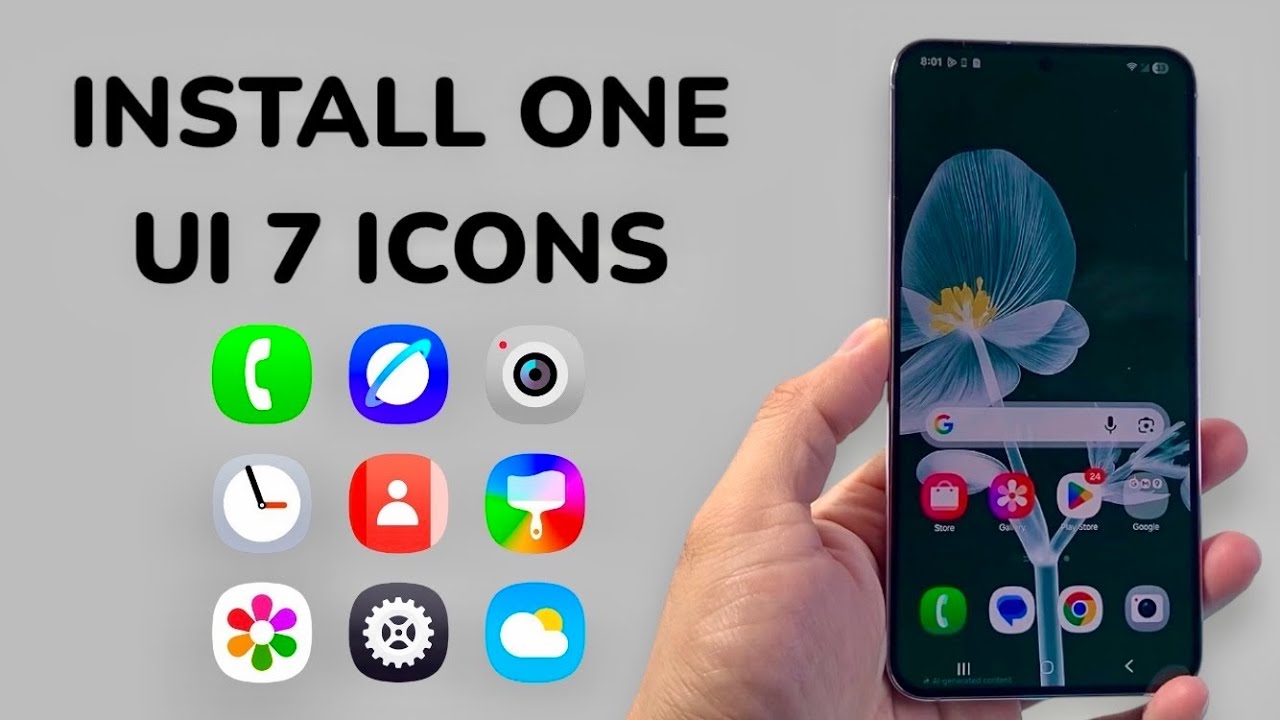 How To Install One UI 7 Icon On Any Samsung Phone?