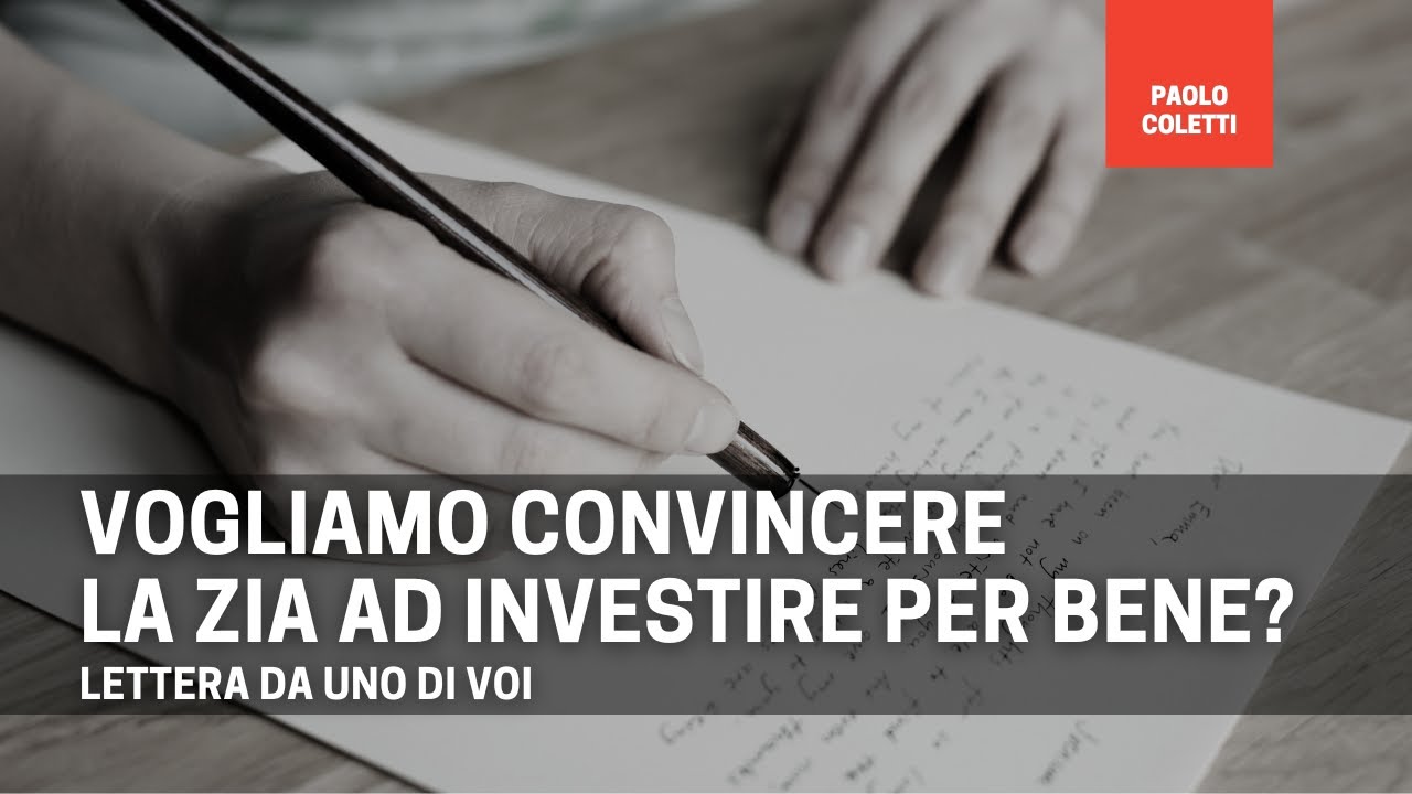 Hai una zia con milioni investiti in prodotti costosi? 