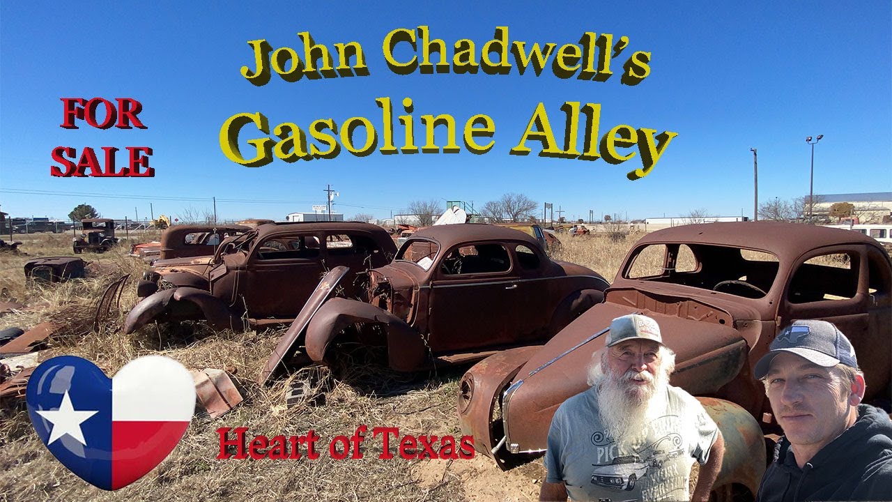 Gasoline Alley, John's Collection, 1900's - 1950's, Classic Car and Classic Motorcycle Barn Find's.