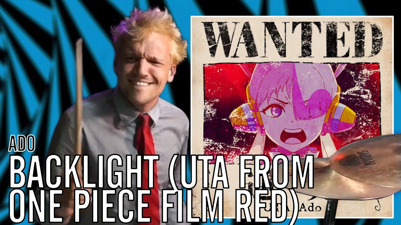Ado - Backlight (UTA from ONE PIECE FILM RED) | Office Drummer [First Time Hearing]